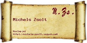 Michels Zsolt névjegykártya
